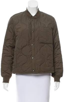 Mother Quilted Bomber Jacket