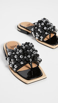 Thumbnail for your product : Toga Pulla Embellished Open Toe Mules