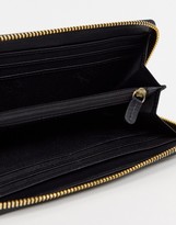 Thumbnail for your product : Paul Costelloe Leather Color Block Ladies' wallet In Black and Pink