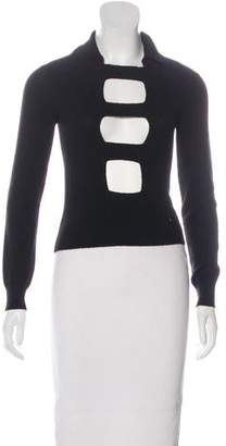 Chanel Cutout Cashmere Sweater