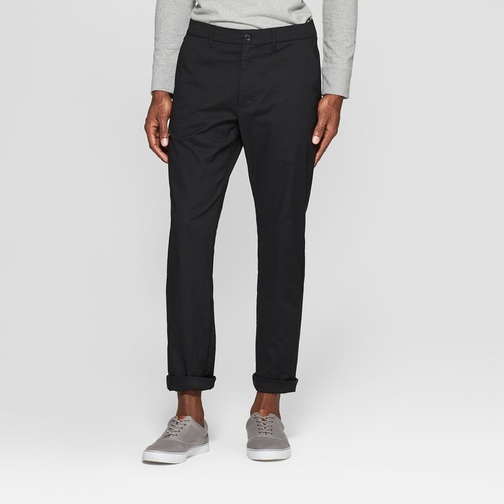 Men's Slim Fit Tech Chino Pants - Goodfellow & Co™ Solid Black 31x30 -  ShopStyle