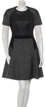 Karen Millen Short Sleeve A-Line Dress