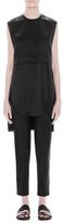 Thumbnail for your product : Helmut Lang Mere Silk Layered Top