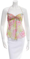 Thumbnail for your product : Emilio Pucci Silk Halter Top