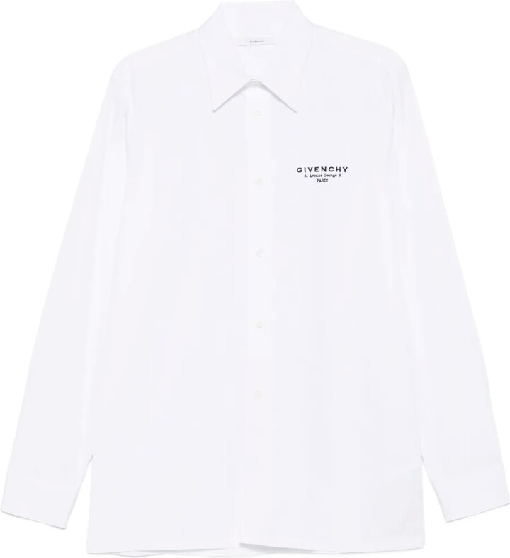 Givenchy Logo-Embroidered Cotton Shirt