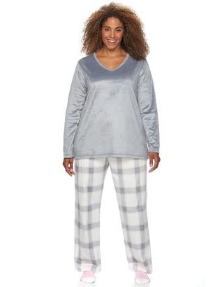 Croft & Barrow Plus Size Pajamas: Soft & Cozy PJ Gift Set with Socks