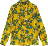 Epopea Silk Crepe Shirt With Flower P 