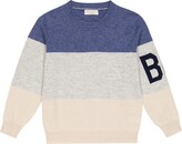 Thumbnail for your product : BRUNELLO CUCINELLI KIDS Striped cashmere sweater