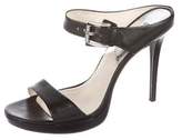 Thumbnail for your product : MICHAEL Michael Kors Leather Ankle Strap Sandals