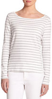 Thumbnail for your product : Eileen Fisher Organic Cotton Striped Top