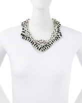 Thumbnail for your product : Nakamol Two-Tone Czech Crystal Star Necklace, Black/White