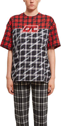 Opening Ceremony Plaid Short Sleeve Top