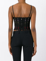 Thumbnail for your product : Alexander McQueen embroidered bustier top