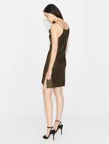 Thumbnail for your product : Halston Cowl Front Satin Slip Dress