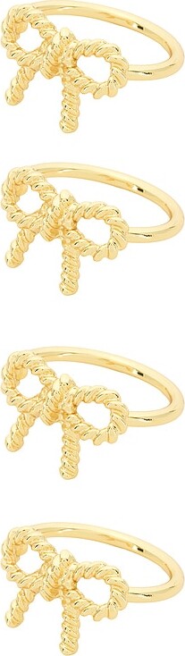 Bows Napkin Rings Set Of 4