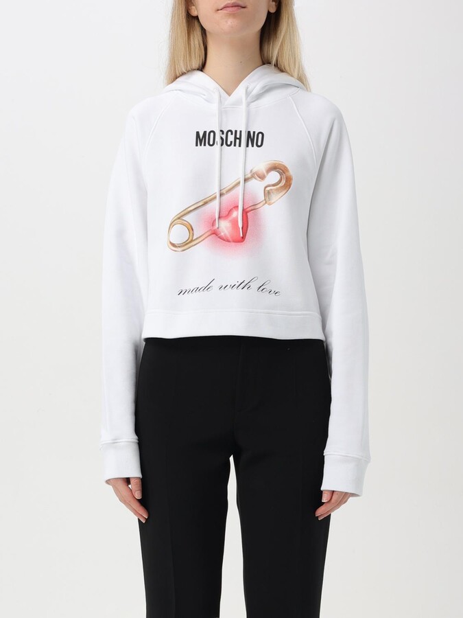 Moschino Sweatshirt Woman color White