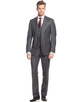 Thumbnail for your product : Kenneth Cole Reaction Grey Stripe Vested Slim-Fit Suit