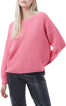 french connection hot pink sweater