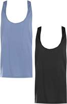 Thumbnail for your product : boohoo 2 Pack Racer Back Vest