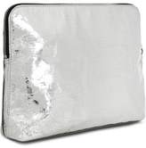 Thumbnail for your product : 3.1 Phillip Lim Metallic Cracked-Leather Cosmetics Case
