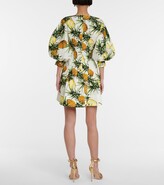 Thumbnail for your product : Oscar de la Renta Printed silk minidress