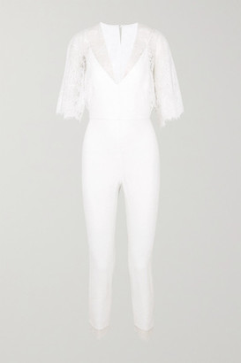 white cropped jumpsuit