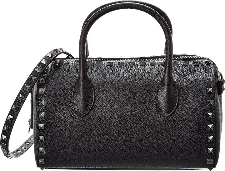 Valentino Rockstud Grainy Leather Shoulder Bag ShopStyle