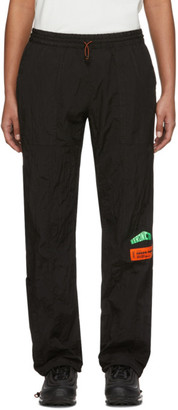 Heron Preston Black Taffeta Lounge Pants