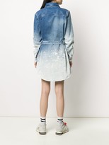 Thumbnail for your product : Off-White Gradient Denim Shirt Dress