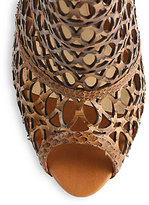 Thumbnail for your product : Alexandre Birman Python Cutout Cage Sandals