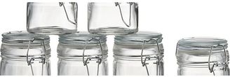 Crate & Barrel Mini Spice Jars with Clamp Set of Six