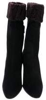 Thumbnail for your product : Chanel Suede Mid-Calf Boots