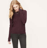 Thumbnail for your product : LOFT Chevron Pointelle Sweater