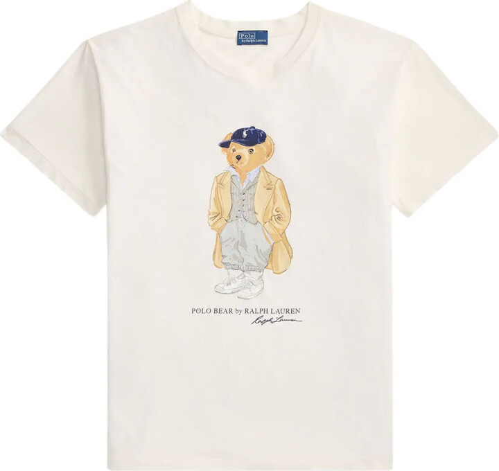 Polo Ralph Lauren bear-graphic cotton T-shirt