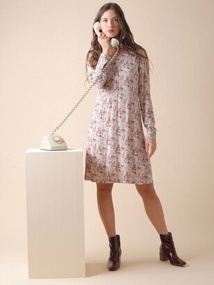 Indi And Cold Indi & Cold Alice Floral Dress in Crudo