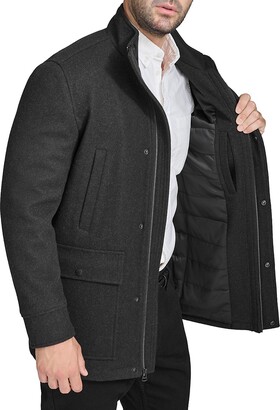 RAINMAKER stand collar belted coat size4（swallow lounge）