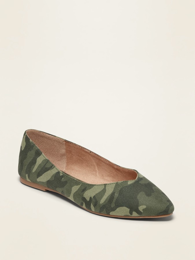 women's camouflage flats