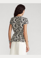 Thumbnail for your product : Ralph Lauren Floral Linen Wrap Blouse