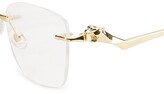 Thumbnail for your product : Cartier 57MM Rimless Cat Eye Eyeglasses