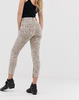 Thumbnail for your product : One Teaspoon Freebirds high waisted skinny jean in leopard print