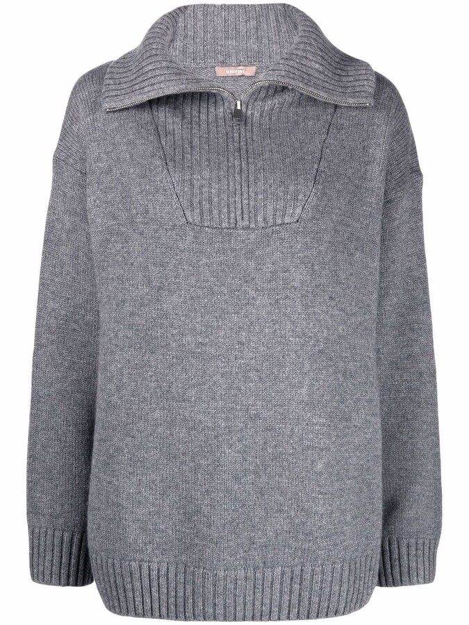 Grey Zip Up Sweater | Shop the world's largest collection of 