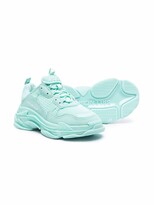 Thumbnail for your product : Balenciaga Kids Triple S lace-up sneakers