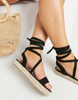 Tie The Leg Sandals | Shop the world's largest collection of fashion |  ShopStyle