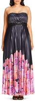 Thumbnail for your product : City Chic Helena Border Maxi Dress