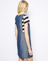 Thumbnail for your product : See by Chloe Pinafore Dress in Dark Chambray