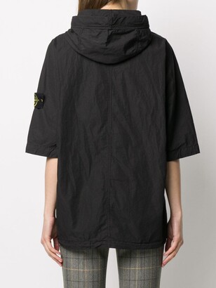 Stone Island Compass-Patch Hooded Jacket