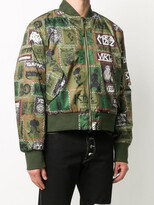 Thumbnail for your product : Kokon To Zai Monster Patch Bomber Jacket