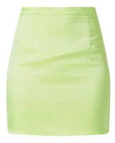 Thumbnail for your product : Fashion Union Neon Lime Animal Print Mini Skirt