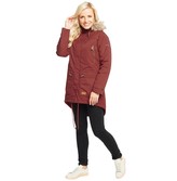 Thumbnail for your product : Trespass Womens Clea Insulated Waterproof Parka Jacket Merlot