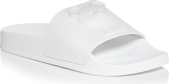 Moschino Women's Teddy Bear Pool Slide Sandals ShopStyle